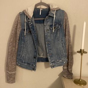 Free People denim jacket, size small
